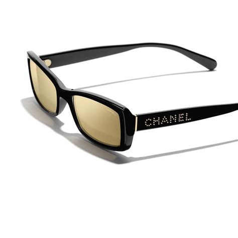 chanel vintage sonnenbrille|Chanel sonnenbrille schwarz gold.